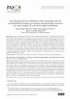 Research paper thumbnail of La activación de la ciudadanía como estrategia para la sostenibilidad turística en lugares patrimoniales cercanos a la gran ciudad. El caso de la región madrileña