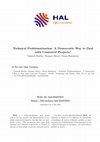 Research paper thumbnail of Technical Problematisation: A Democratic Way to Deal with Contested Projects?