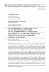 Research paper thumbnail of The development and importance of tourism infrastructure in the aerotropolis: a case study