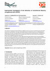 Research paper thumbnail of Experimental investigation of the behaviour of Unreinforced Masonry strengthened with UHPFRC