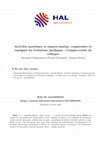 Research paper thumbnail of Activités maritimes et espaces marins: comprendre et enseigner les évolutions juridiques - Compte-rendu du colloque