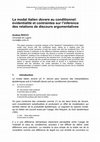 Research paper thumbnail of Le modal italien <i>dovere</i> au conditionnel: évidentialité et contraintes sur l’inférence des relations de discours argumentatives