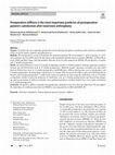 Research paper thumbnail of Preoperative stiffness is the most important predictor of postoperative patient’s satisfaction after total knee arthroplasty