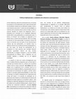 Research paper thumbnail of Editorial. Políticas habitacionales y ciudadanía del urbanismo contemporáneo