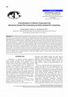 Research paper thumbnail of Characterization of Odorant Compounds from Mechanical Aerated Pile Composting and Static Aerated Pile Composting