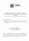 Research paper thumbnail of Estimation de sincérité et pertinence à partir de matrices de confusion pour la correction de fonctions de croyance