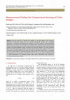 Research paper thumbnail of Measurement Coding for Compressive Sensing of Color Images