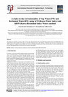 Research paper thumbnail of A study on the corrosion index of Tap Water(TW) and Reclaimed Water(RW) using KWI(Korea Water Index) and KRWI(Korea Reclaimed Index Water) method