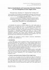 Research paper thumbnail of Study on Standardization and Construction of Inventory Database for Asset Management in Water Supply System