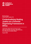 Research paper thumbnail of Contextualising Healing Justice as a Feminist Organising Framework in Africa