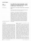 Research paper thumbnail of X-ray diffraction contrast tomography: a novel technique for three-dimensional grain mapping of polycrystals. II. The combined case