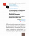 Research paper thumbnail of La transmodernidad de Los Maromeros de Verónica Musalem