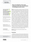 Research paper thumbnail of Micro-CT evaluation of root canal preparation with rotary instrumentation on prototyped primary incisors