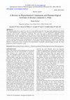 Research paper thumbnail of A Review on Phytochemical Constituents and Pharmacological Activities of Clinacanthus Nutans