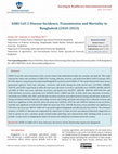 Research paper thumbnail of SARS CoV-2 Disease Incidence, Transmission and Mortality in Bangladesh (2020-2023