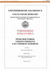 Research paper thumbnail of Las cámaras agrarias