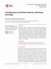 Research paper thumbnail of Classification of 3D Film Patterns with Deep Learning