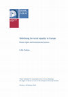 Research paper thumbnail of Mobilising for racial equality in Europe : Roma rights and transnational justice