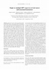 Research paper thumbnail of Single or multiple HPV types in cervical cancer and associated metastases