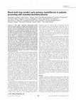 Research paper thumbnail of The potential role of pre-transplant HBcIgG seroposivity as predictor of clinically relevant cytomegalovirus infection in patients with lymphoma undergoing autologous hematopoietic stem cell transplantation: A study from the Rome Transplant Network