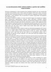 Research paper thumbnail of La sacralizzazione della violenza bellica a partire dal conflitto russo-ucraino