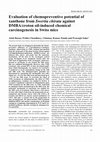 Research paper thumbnail of Evaluation of chemopreventive potential of xanthone from &lt;i&gt;Swertia chirata&lt;/i&gt; against DMBA/croton oil-induced chemical carcinogenesis in Swiss mice