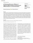 Research paper thumbnail of A Polarized Discourse: Effects of Opinion Differentiation and Structural Differentiation on Communication