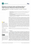 Research paper thumbnail of Evaluation of Activated Carbon and Platinum Black as High-Capacitance Materials for Platinum Electrodes