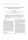 Research paper thumbnail of Xây dựng hệ tiêu chí đánh giá chính sách thúc đẩy khởi nghiệp trong bối cảnh toàn cầu hóa