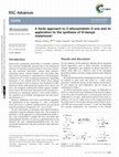 Research paper thumbnail of Efficient synthesis of N-benzyl-3-aminopyrrolidine-2,5-dione and N-benzyl-3-aminopyrrolidin-2-one