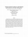 Research paper thumbnail of Grating-assisted coupling of light between semiconductor and glass waveguides