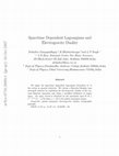 Research paper thumbnail of Spacetime-dependent Lagrangians and electrogravity duality