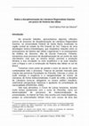 Research paper thumbnail of Sobre a disciplinarização da Literatura Regionalista Gaúcha:um pouco de história das idéias