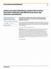 Research paper thumbnail of Author Correction: Global dietary quality in 185 countries from 1990 to 2018 show wide differences by nation, age, education, and urbanicity