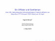 Research paper thumbnail of Ein Offizier und Gentleman. Zum 250. Geburtstag des Schachpublizisten Friedrich-Wilhelm von Mauvillon (*1774 Kassel †1851 Kleve) am 30. April}