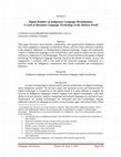 Research paper thumbnail of Digital Realities of Indigenous Language Revitalization: A Look at Hawaiian Language Technology in the Modern World