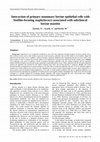 Research paper thumbnail of Interaction of primary mammary bovine epithelial cells with biofilm-forming staphylococci associated with subclinical bovine mastitis