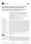 Research paper thumbnail of ApoA1 Deficiency Reshapes the Phenotypic and Molecular Characteristics of Bone Marrow Adipocytes in Mice