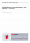 Research paper thumbnail of Simulation of Mesoscale Convective System Propagation in Greater Jakarta during 13 - 19 January 2014