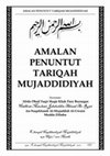 Research paper thumbnail of Amalan Penuntut Tariqah Mujaddidiyah Melayu