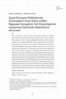 Research paper thumbnail of Araştırma Makalesi / Research Article- Sosyal İnovasyon Politikalarında Üniversitelerin Artan Önemi ve Bilim Mağazaları Konseptinin Türk Üniversitelerine Uyarlanması Üzerine Bir Model Önerisi / Selen Işık Maden / bilig Türk Dünyası Sosyal Bilimler Dergisi 109