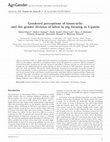 Research paper thumbnail of Gendered perceptions of biosecurity and the gender division of labor in pig farming in Uganda