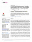 Research paper thumbnail of Ex-ante impact of pest des petits ruminant control on micro and macro socioeconomic indicators in Senegal: A system dynamics modelling approach