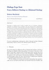 Research paper thumbnail of Dialogo Ergo Sum: from a Reflexive Ontology to a Relational Ontology