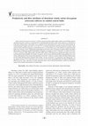 Research paper thumbnail of Productivity and fibre attributes of absorbent Asiatic cotton (Gossypium arboreum) cultivars in rainfed central India