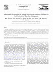 Research paper thumbnail of Inheritance of resistance in Indian Helicoverpa armigera (Hübner) to Cry1Ac toxin of Bacillus thuringiensis