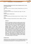 Research paper thumbnail of Developing and implementing insecticide resistance management practices in cotton ICM programmes in India