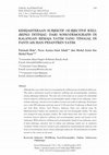 Research paper thumbnail of Kesejahteraan Subjektif (Subjective Well-Being) Ditinjau Dari Sosio-Demografis DI Kalangan Remaja Yatim Yang Tinggal DI Panti Asuhan/Pesantren Yatim