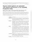 Research paper thumbnail of Diurnal cortisol patterns are associated with physical performance in the Caerphilly Prospective Study