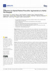 Research paper thumbnail of Adherence to Opioid Patient Prescriber Agreements at a Safety Net Hospital